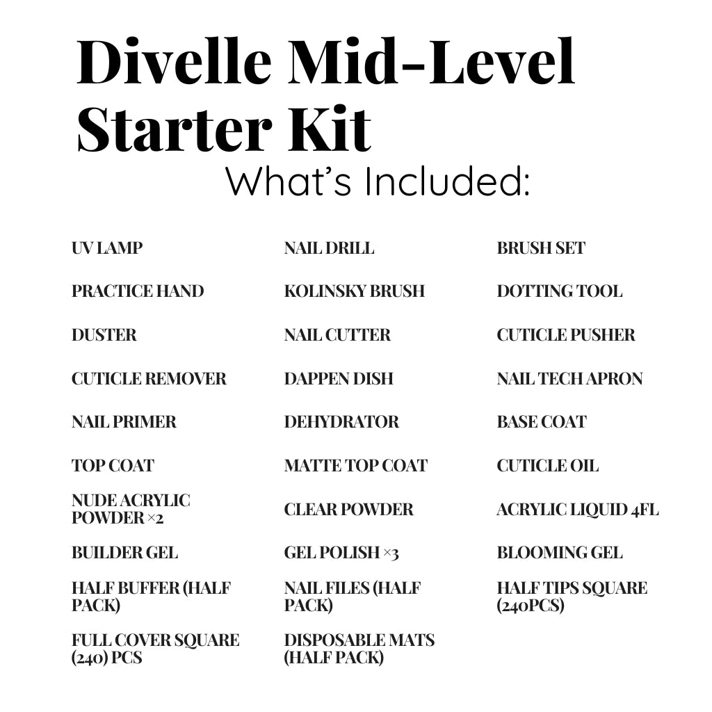 Divelle Mid-Level Nail Starter Kit