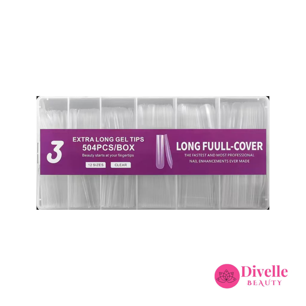Extra Long (No 3) Full Cover Tips