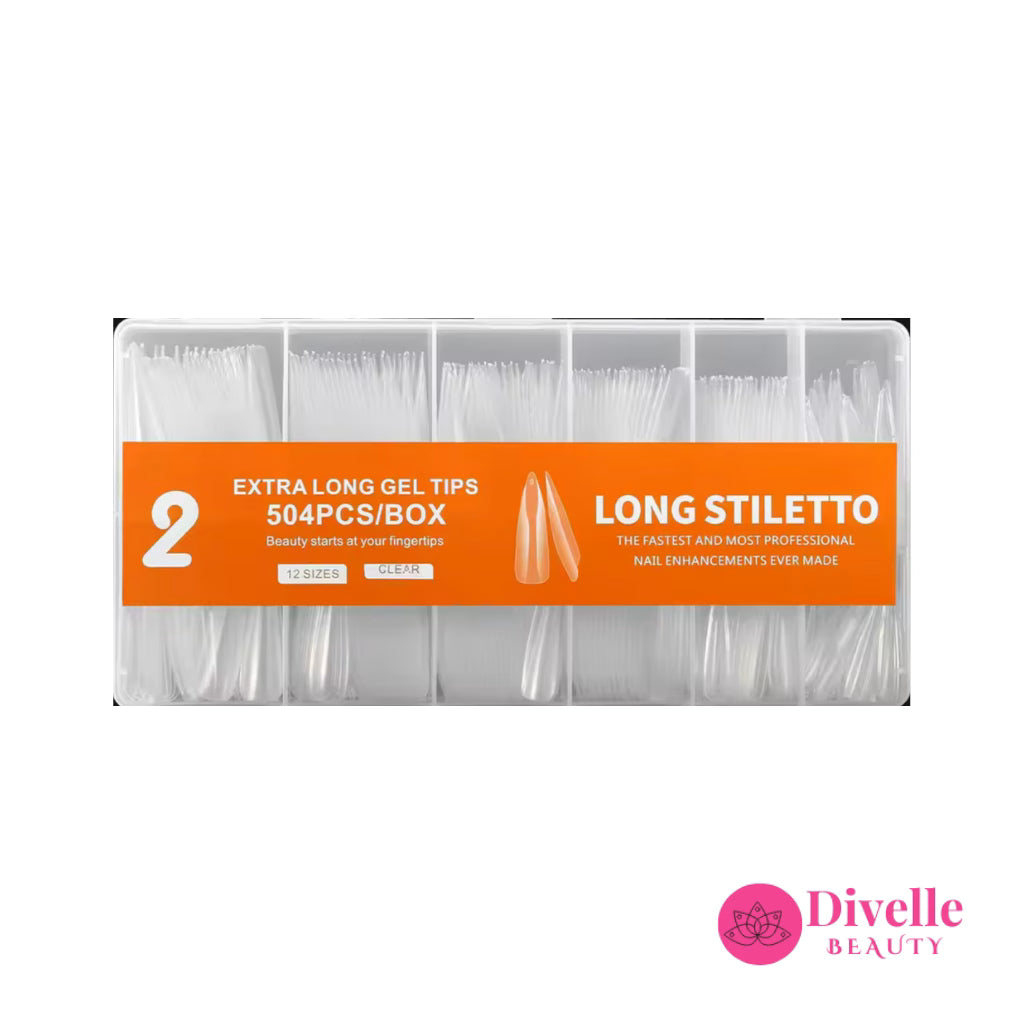 Full Cover Stiletto Nail Tips
