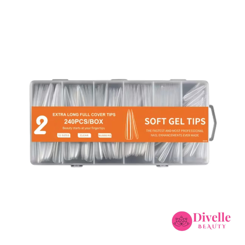 Full Cover Stiletto Nail Tips