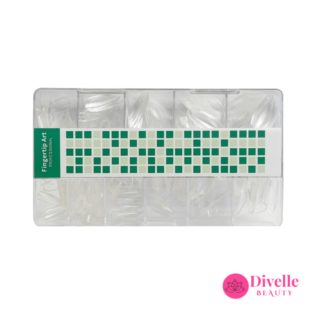 Almond Shaped Nail Tips | 500pcs - Divelle Beauty