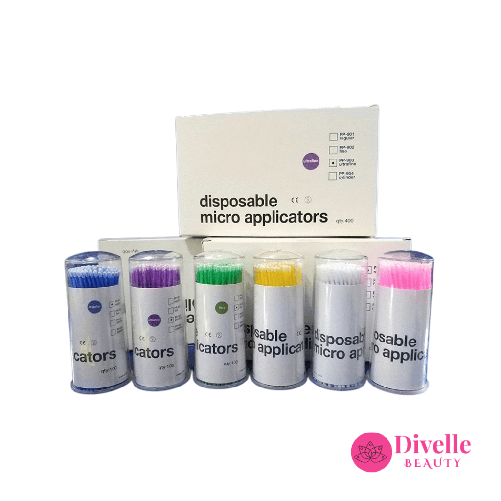 Disposable Micro Applicators - Divelle Beauty