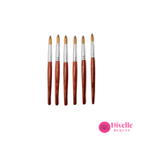 Kolinsky Acrylic Nail Brush for Beginners - Divelle Beauty