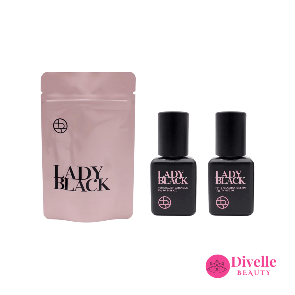 Lady Black Eyelash Glue - Divelle Beauty