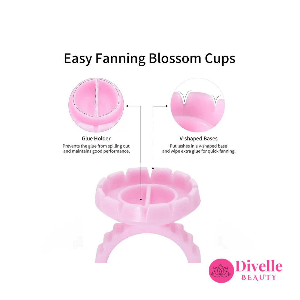 Lash Glue Rings - 100 pcs - Divelle Beauty