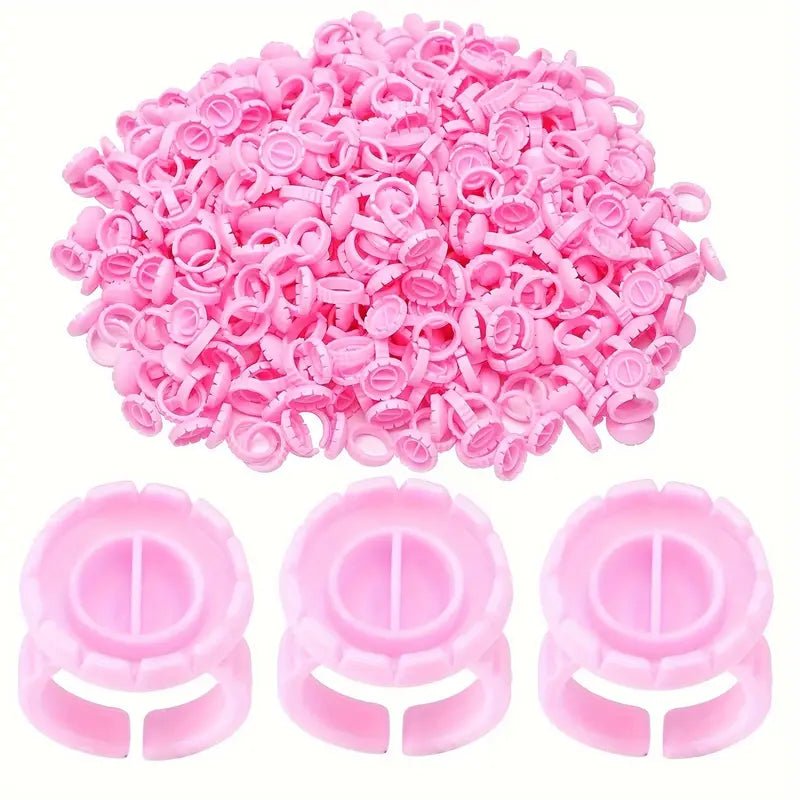 Lash Glue Rings - 100 pcs - Divelle Beauty