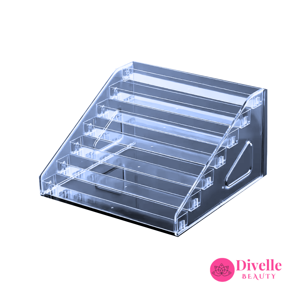 Multi - Layer Transparent Gel Polish Display Organiser - Divelle Beauty