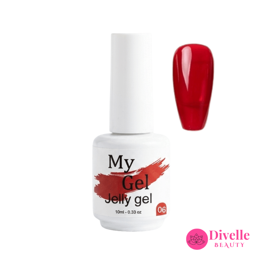 My Gel Jelly Gel | Cherry Red - 006 - Divelle Beauty