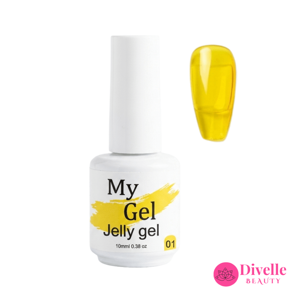 My Gel Jelly Gel | Lemon Yellow - 001 - Divelle Beauty