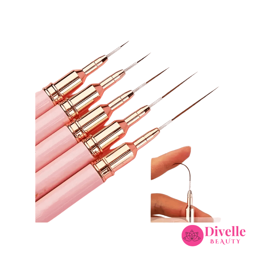 Nail Art Line Brush - Divelle Beauty
