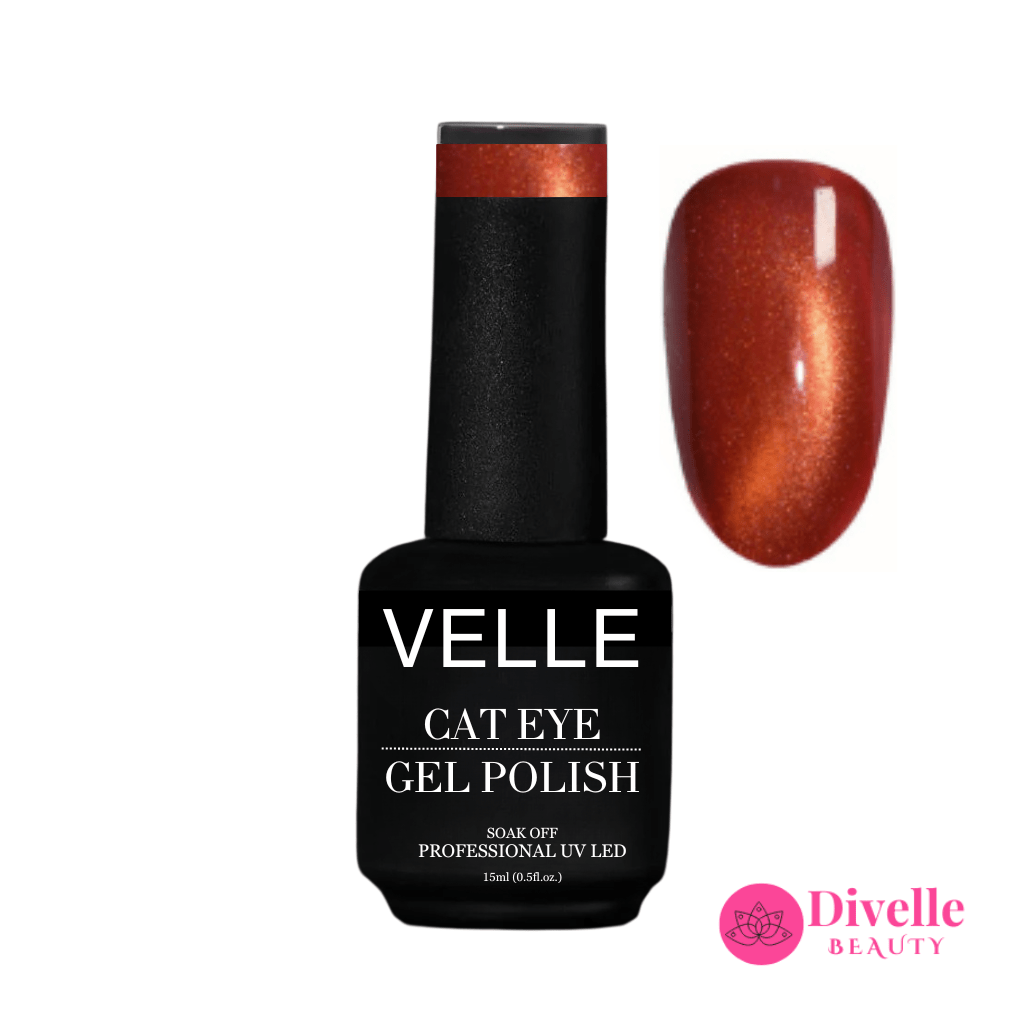 VELLE Cat Eye Gel Polish | Bronze - VC105 - Divelle Beauty