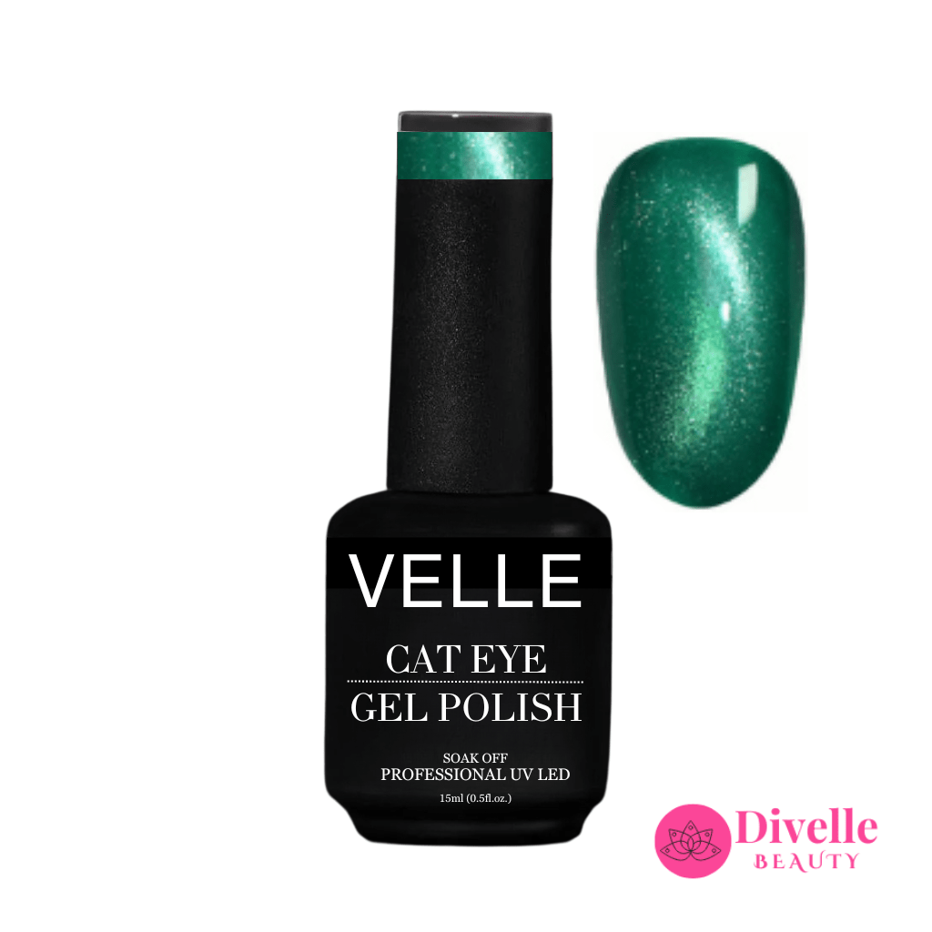 VELLE Cat Eye Gel Polish | Emerald Cat Eye - VC126 - Divelle Beauty
