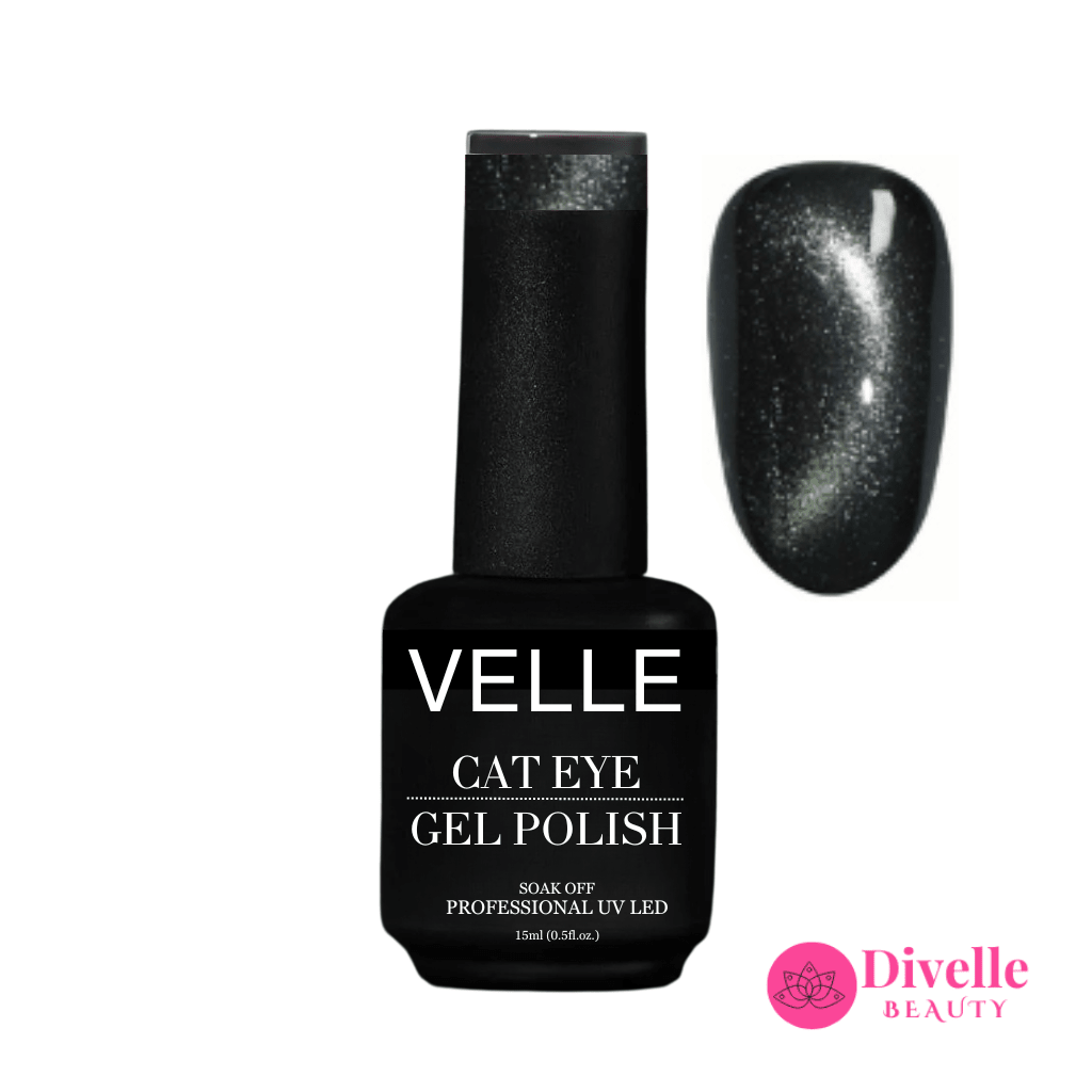 VELLE Cat Eye Gel Polish | Silver Cat Eye - VC144 - Divelle Beauty