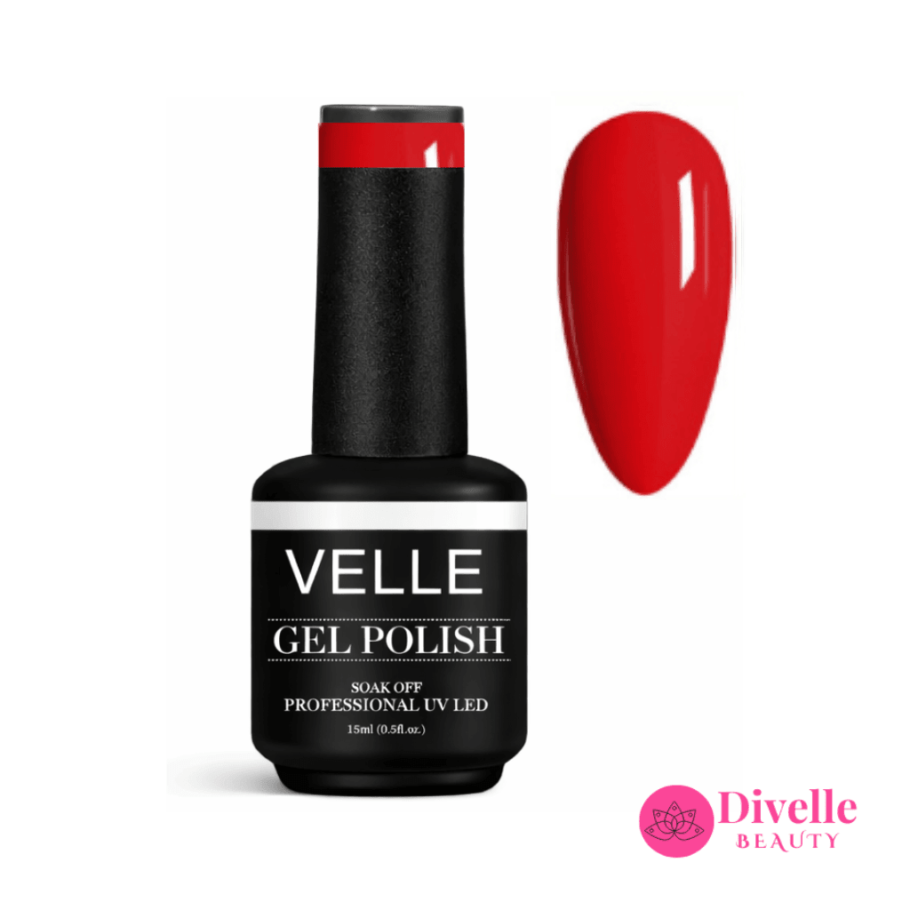VELLE Gel Polish | Classic Red – VE400 - Divelle Beauty