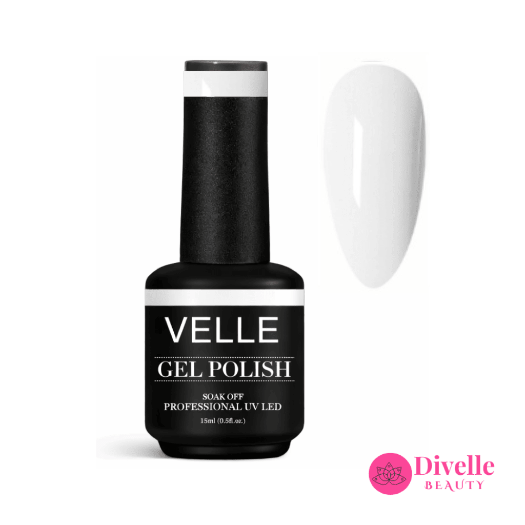 VELLE Gel Polish | Milky White – VE407 - Divelle Beauty